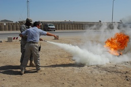 Firemen of Contingency Operating Base Basra Protect Those Who Protect Freedom