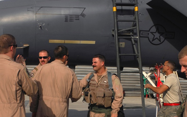 Major breaks 1,000 combat hours milestone