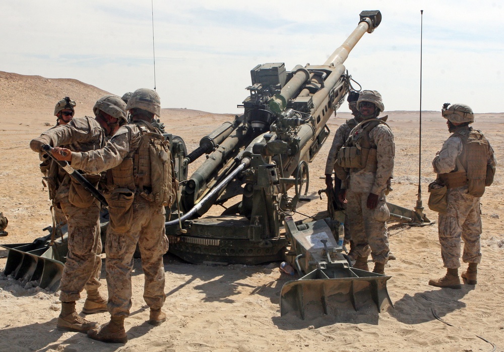 DVIDS - Images - Marines practice artillery skills during Operation ...