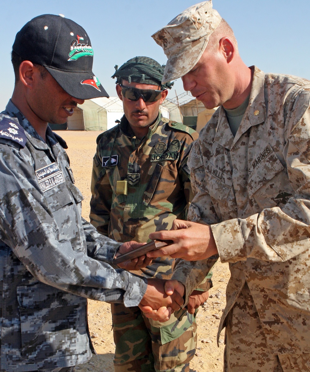 Marines Train With Jordanian Commandos During Exercise Bright Star