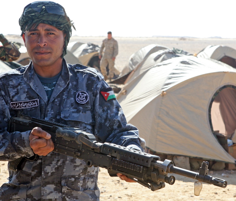 Marines Train With Jordanian Commandos During Exercise Bright Star