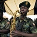 A Uganda Peoples Defense Force Plays a Saxophone Demonstration During a Graduation Ceremony at the UPDF Non-Commissioned Officers Academy in Jinja.