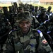 Uganda Peoples Defense Force non-comissioned officers sit during a graduation ceremony recognizing their completion of the UPDF Non-Commissioned Officers Academy in Jinja