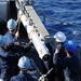 Wasp sailors load Sea Sparrow missiles