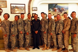 Week-long trip to Iraq ends for eight combat vets