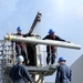 USS Wasp Marines, Sailors maintain helicopters