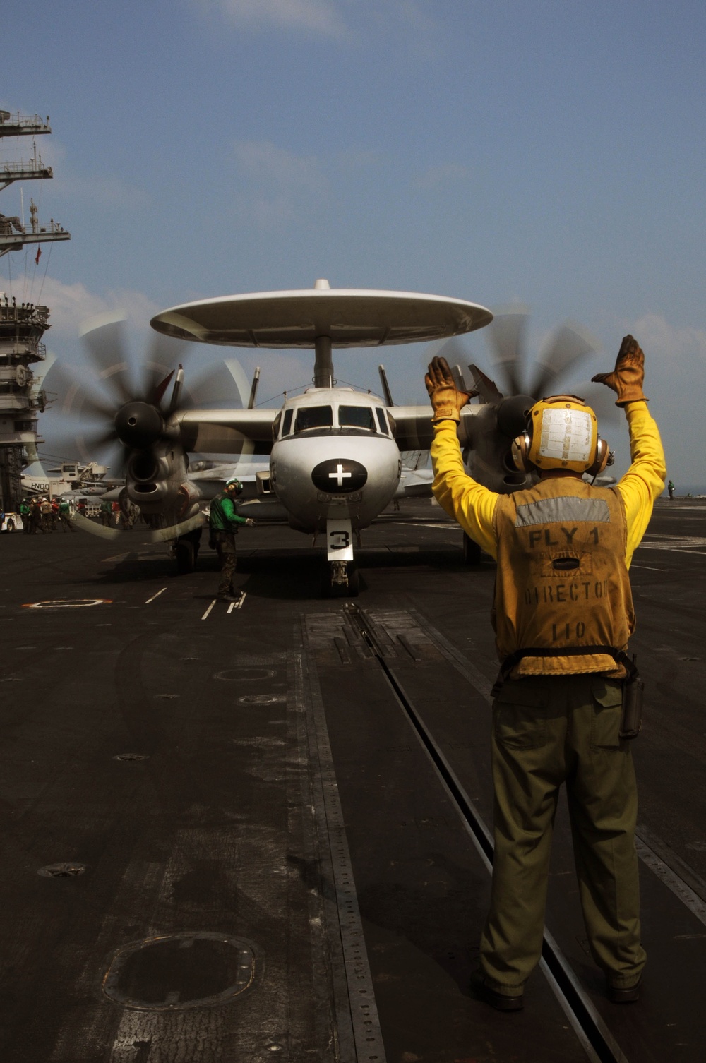 Flight operations aboard USS Nimitz