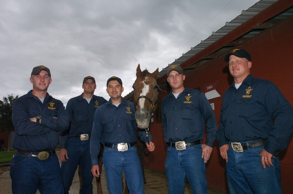 First Team's Horse Cavalry Det. competes nationally