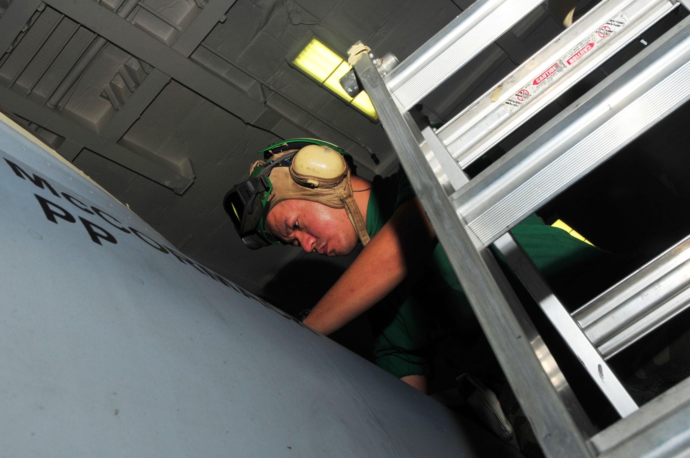 Operations aboard USS Nimitz