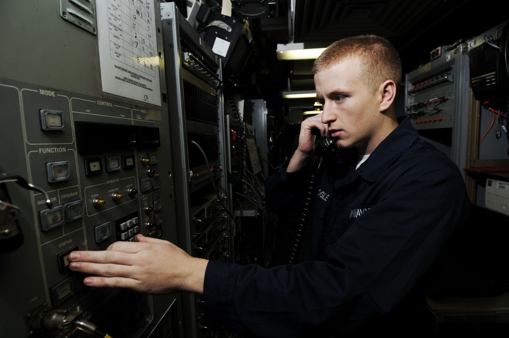 Operations aboard USS Nimitz