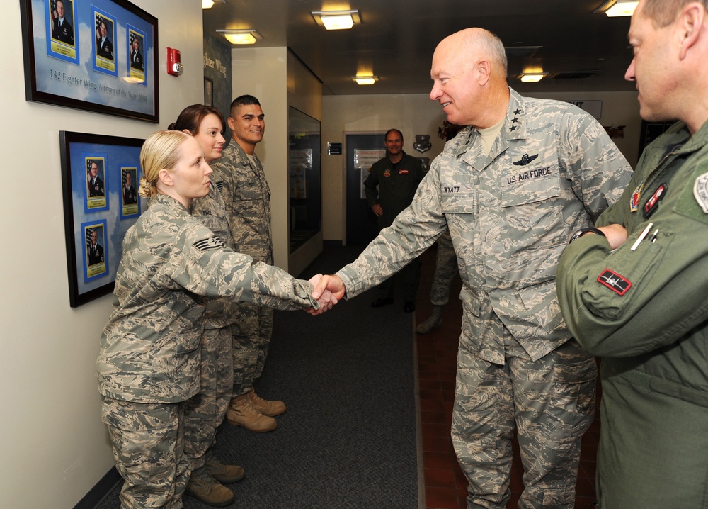 Air National Guard Director visits Portland Air Guard Base
