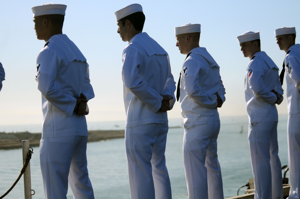 USS Ronald Reagan action