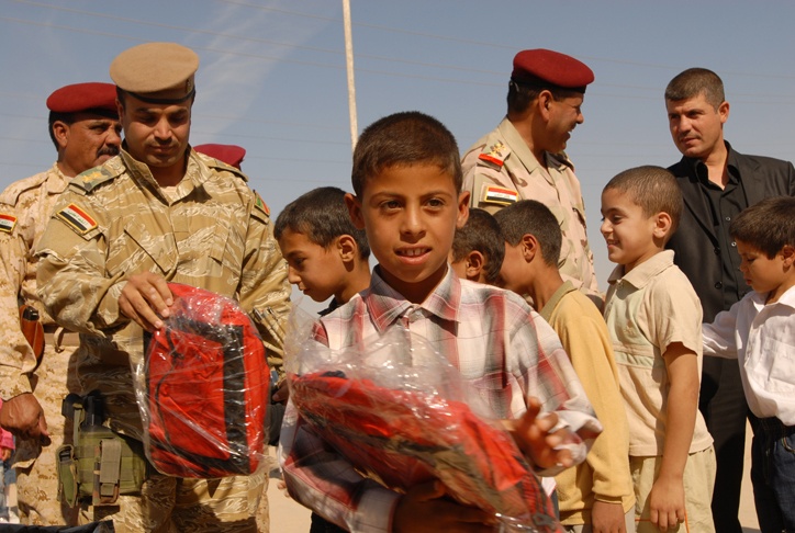 Junior Hero Program Builds Trust Between Iraqi Security Forces, Iraqi Children