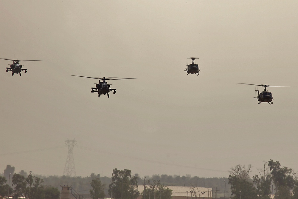 Air Cav, Iraqi Air Force fly joint mission over Baghdad