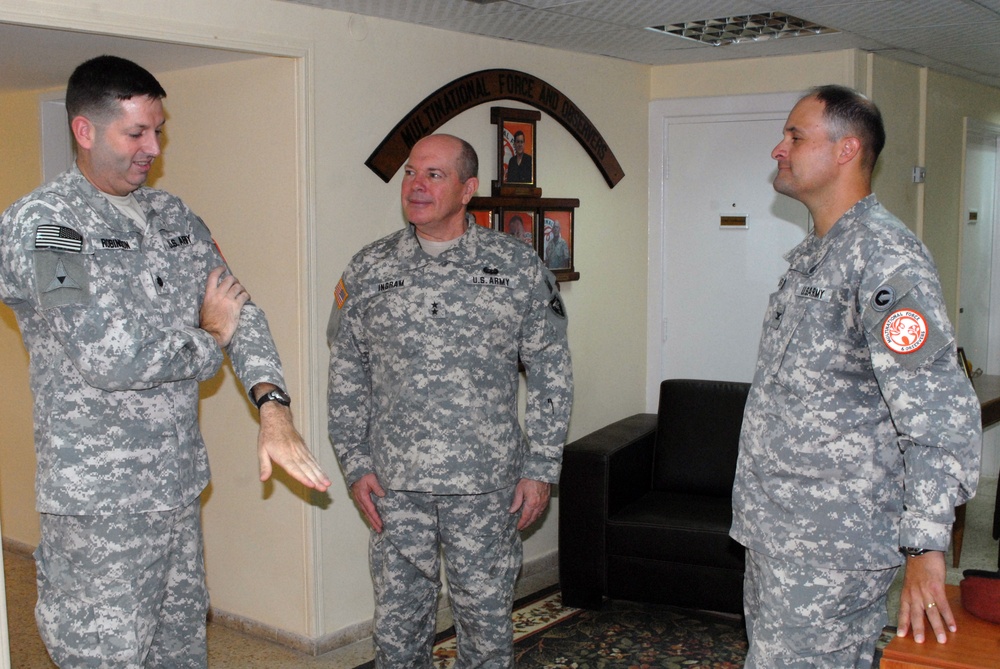 Assistant Secretary of Defense visit to Task Force Sinai