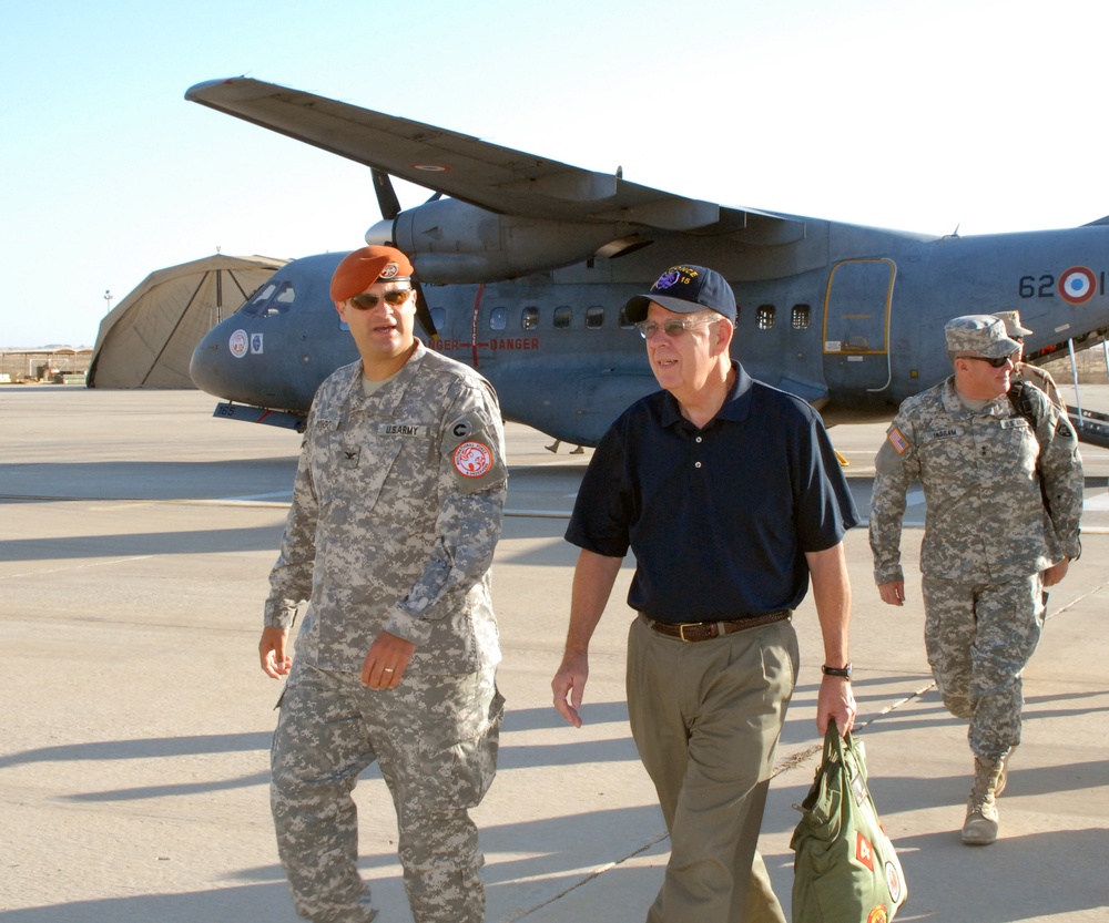 Assistant Secretary of Defense visit to Task Force Sinai