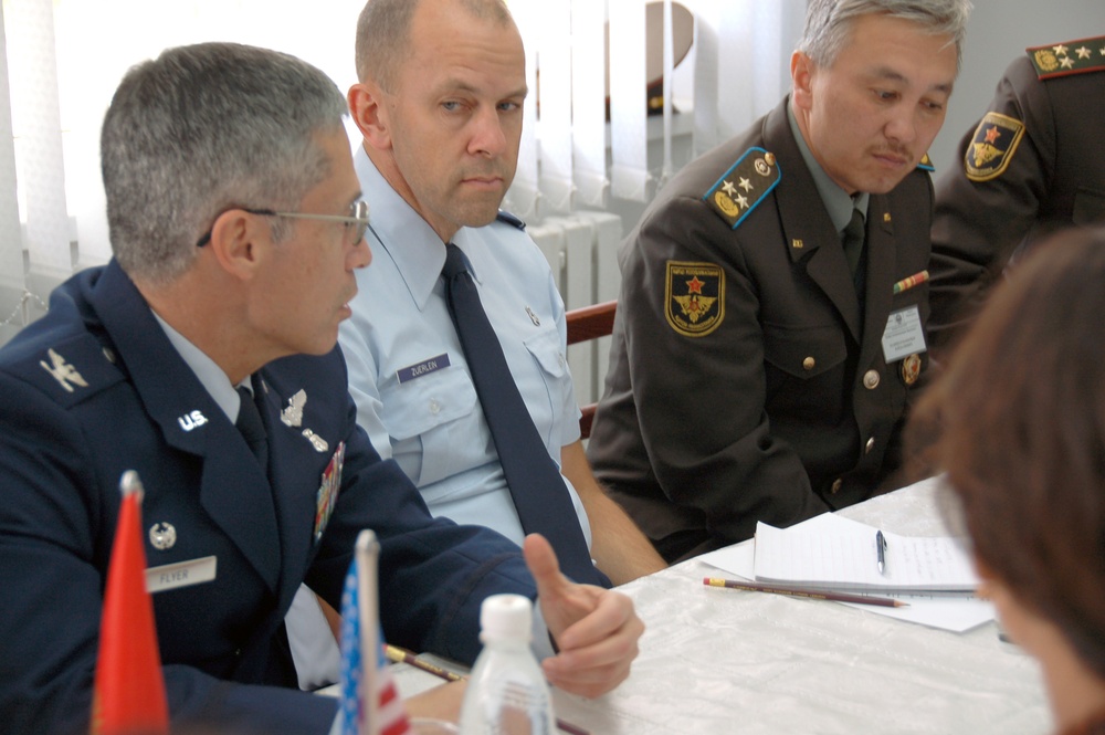 Kyrgyz Ministry of Health Team Gains Medical Insight From Airmen