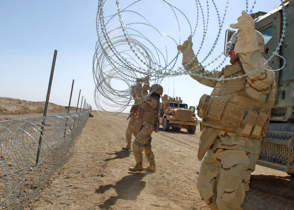 Seabees Building the Wire