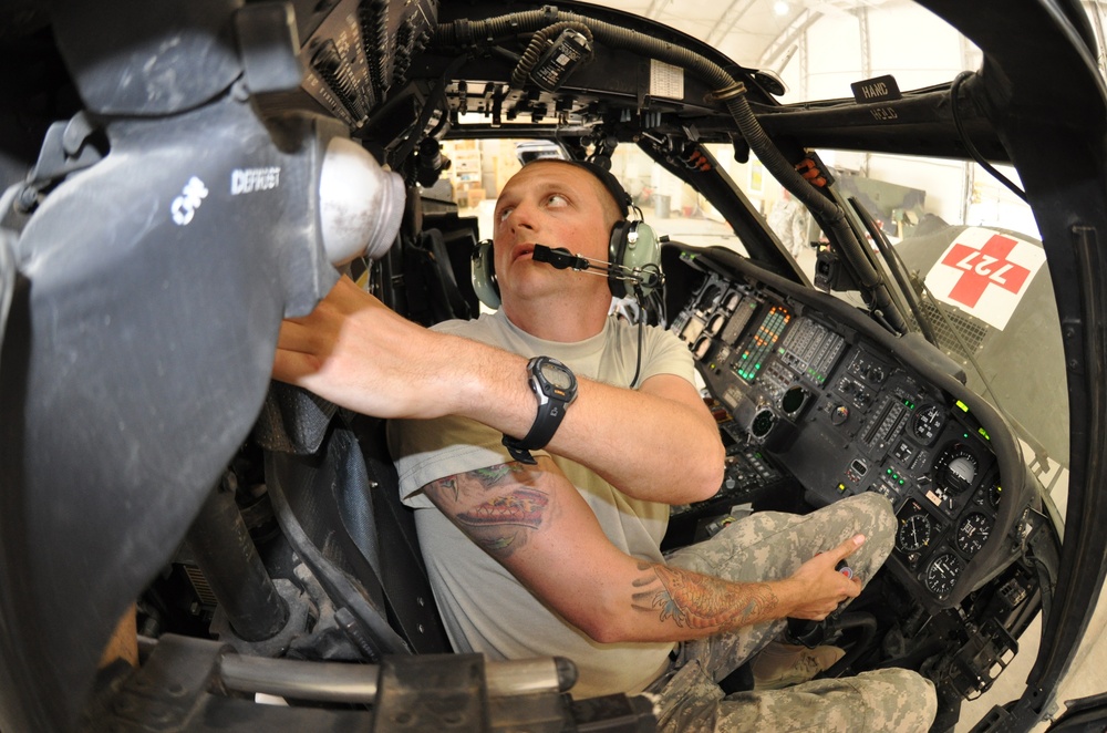 Aviation mechanics keep Army flying along