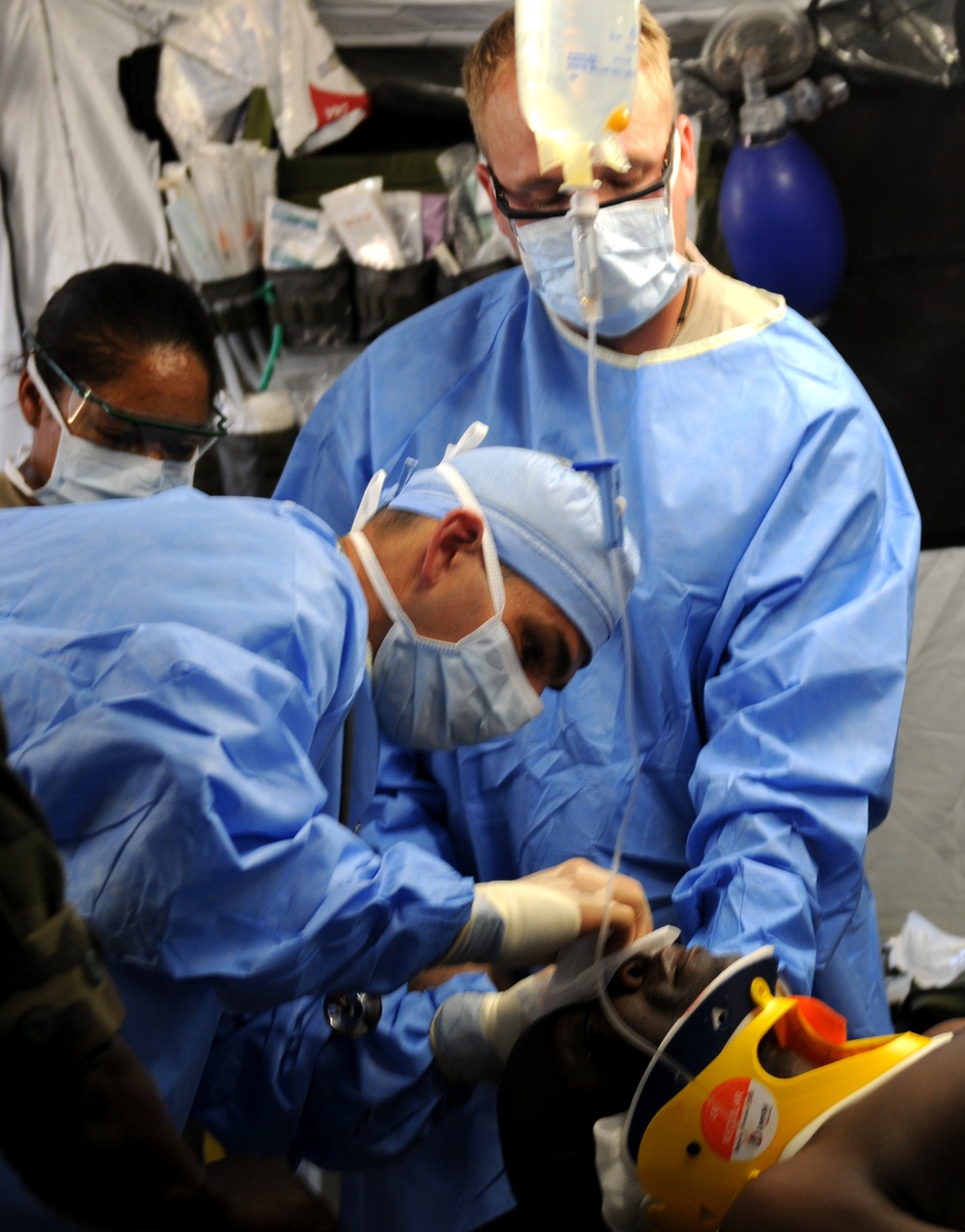 629th Forward Surgical Team Saves the Life of Injured Ugandan Soldier