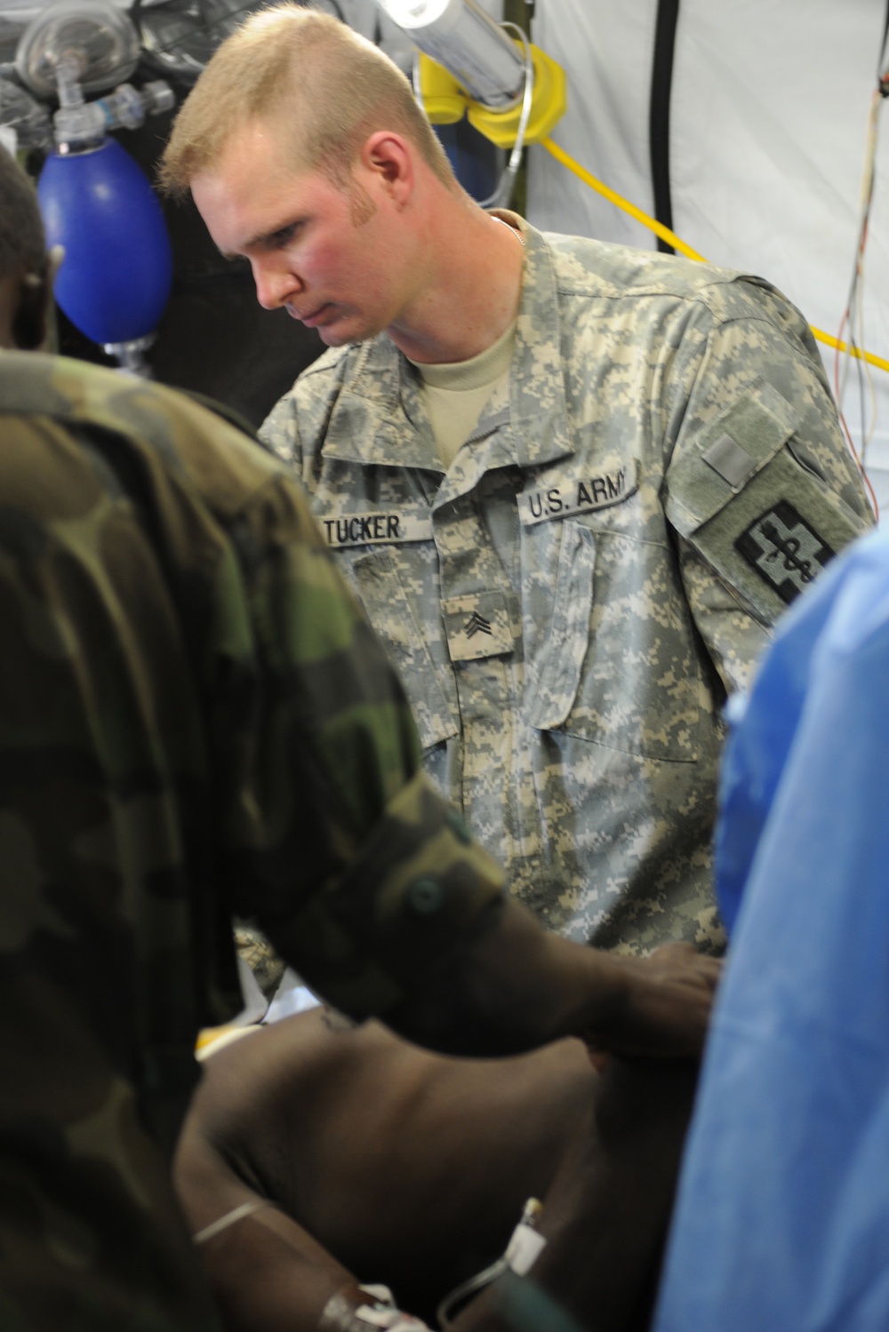 629th Forward Surgical Team Saves the Life of Injured Ugandan Soldier