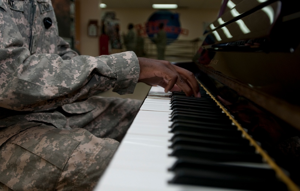 Handling stress at Camp Arifjan