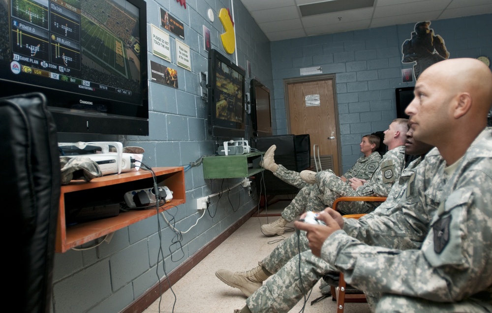 Handling stress at Camp Arifjan