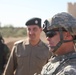 Soldiers visits Joint Security Station Um Sa'ah construction site