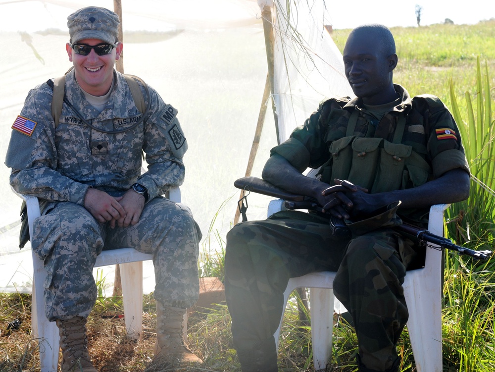 Army Reserve MPs Provide Force Protection in Africa