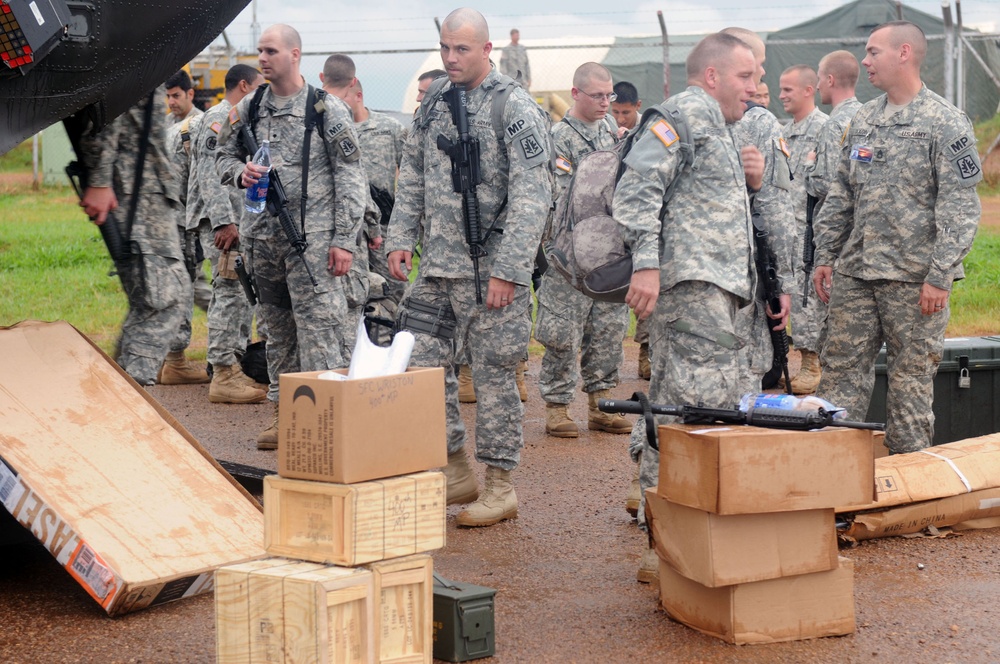 Army Reserve MPs Provide Force Protection in Africa