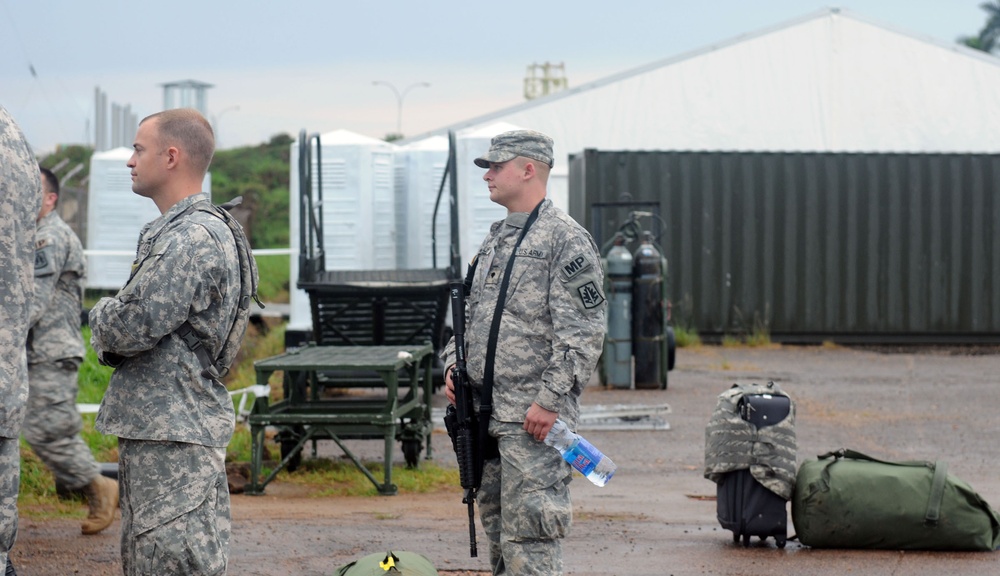 Army Reserve MPs Provide Force Protection in Africa