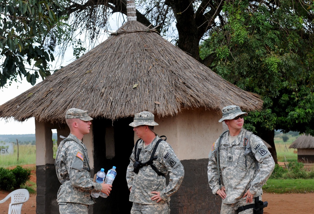 Army Reserve MPs Provide Force Protection in Africa