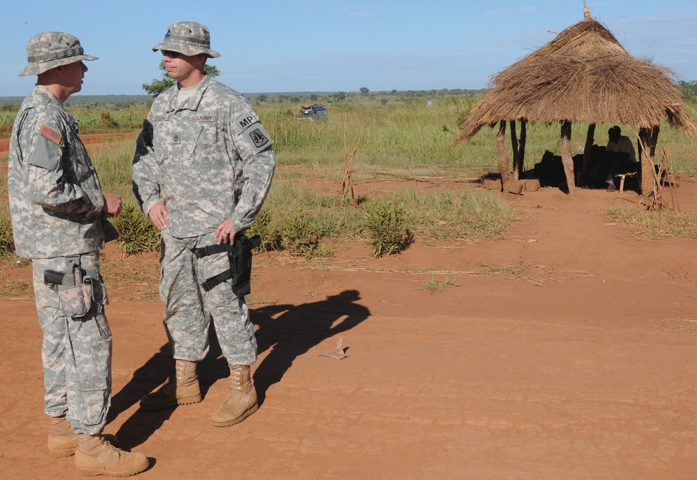 Army Reserve MPs Provide Force Protection in Africa