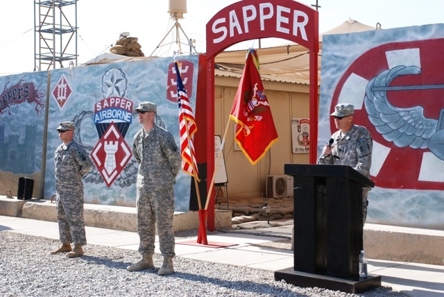 511th Sapper Company holds change of command