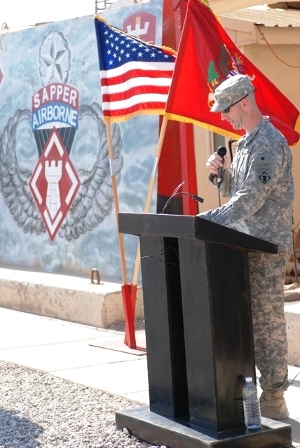 511th Sapper Company holds change of command