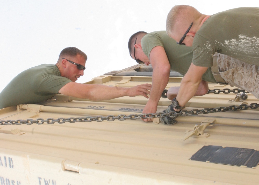 Less Marines, more work: Truck Detachment sets an example for mission accomplishment