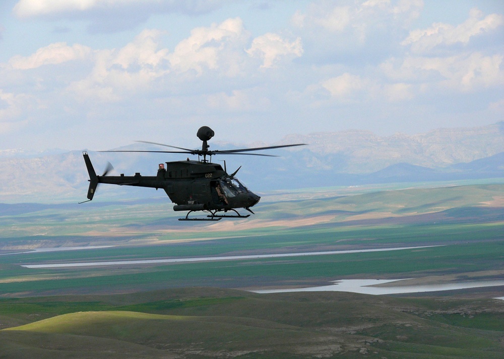 Bell OH-58 Kiowa Warrior Helicopter