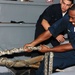 USS Nimitz docks in Bahrain