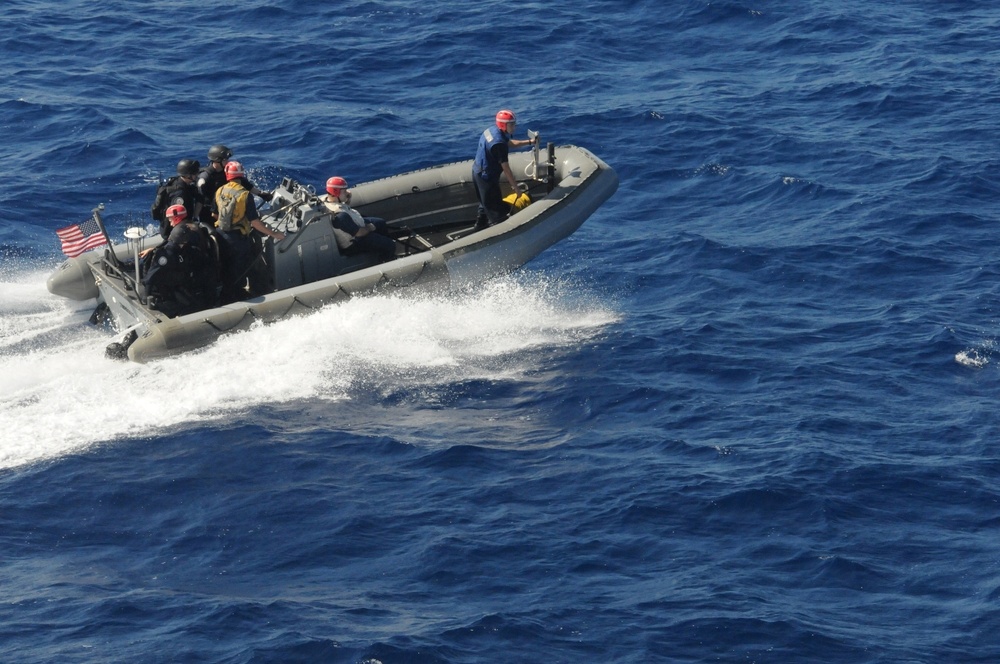 USS Wasp (LHD 1) of Small Boat Operations