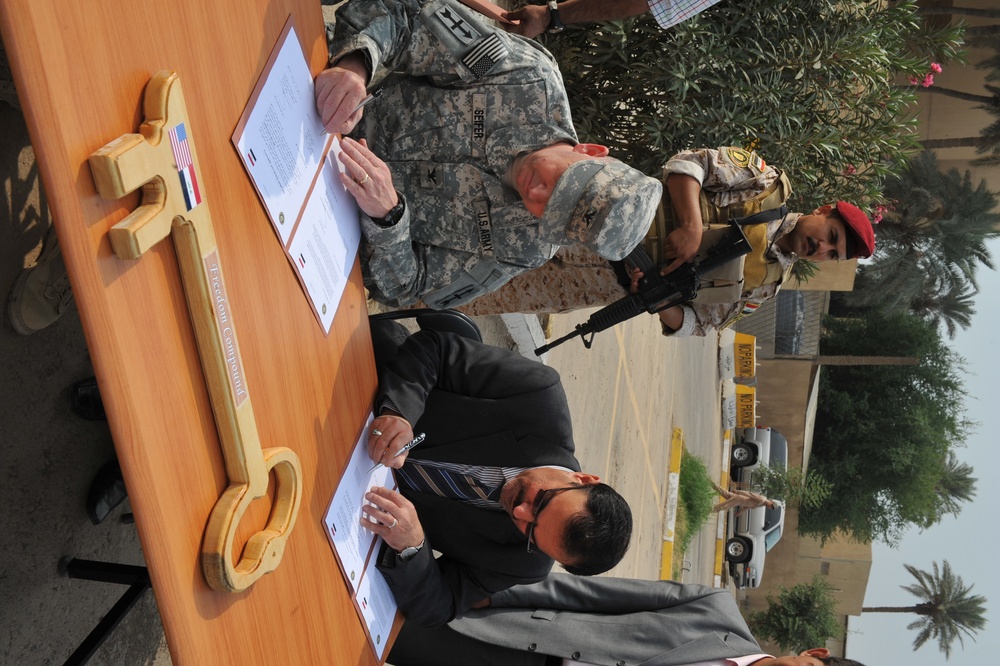 Two Baghdad Properties Transfered to the Government of Iraq