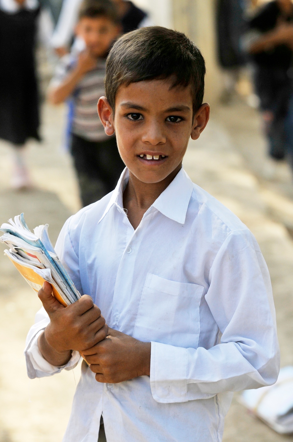 Soldiers deliver school supplies