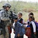 Soldiers deliver school supplies