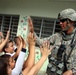 Iraqi Children Wave Iraqi Flags
