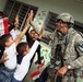 Iraqi Children Wave Iraqi Flags