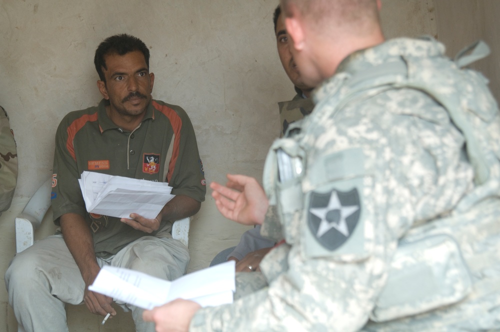 Soldiers visit Sanjar, talk micro-grants