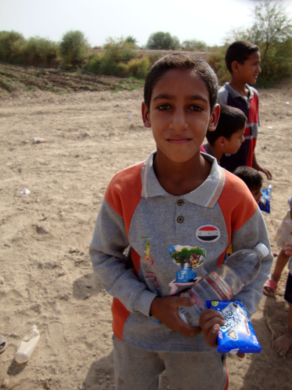 Water filters and food supplies