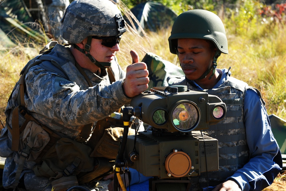 E.E. Smith students have a blast with 18th Fires Brigade (Airborne)