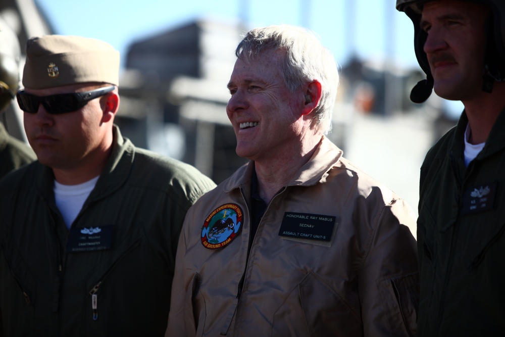 Secretary of the Navy visit