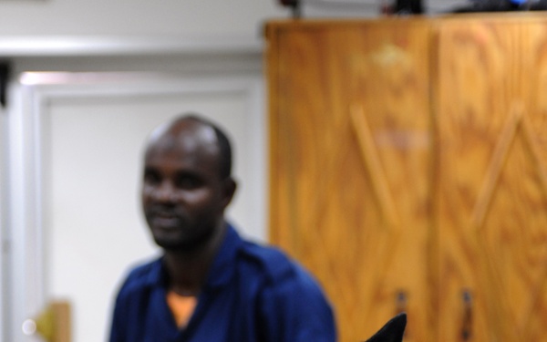 Camp Lemonnier Service members Perform Surgery on Hektor, a Djiboutian K-9 Working Dog