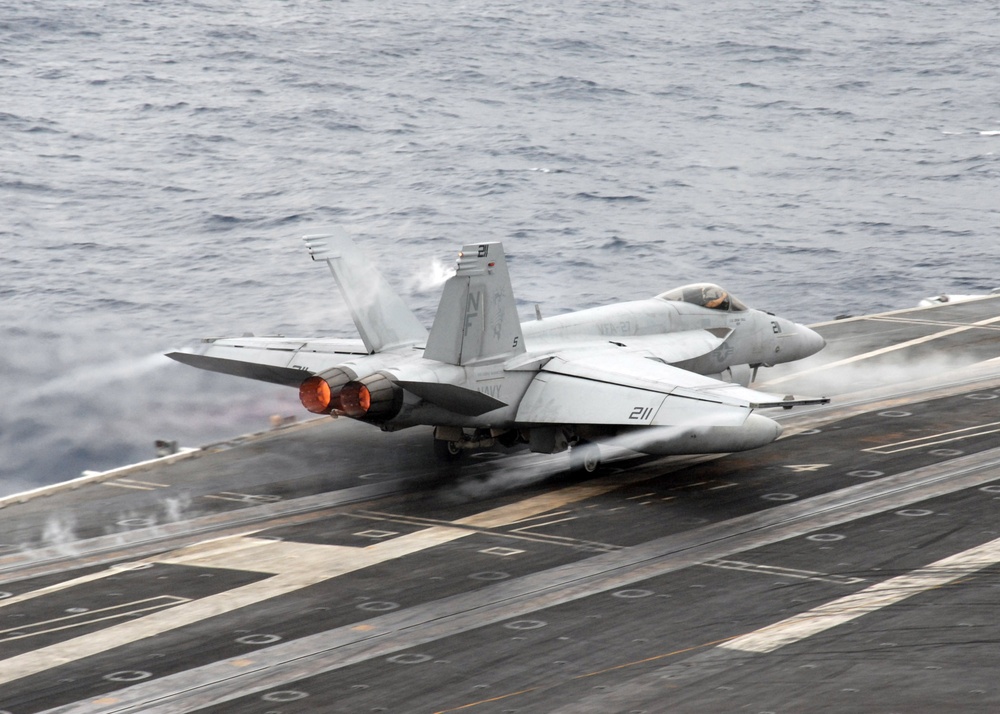 Flight operations aboard USS George Washington